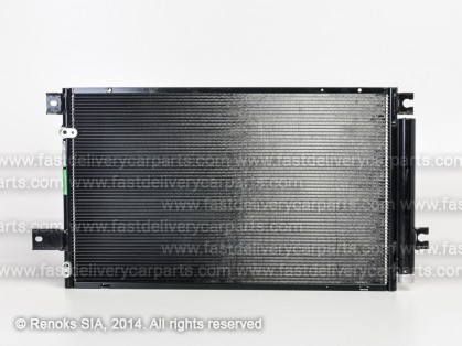 TT Avensis 03->06 condenser 645X390X16 with integrated receiver dryer 2.0D-4D/2.2D-4D