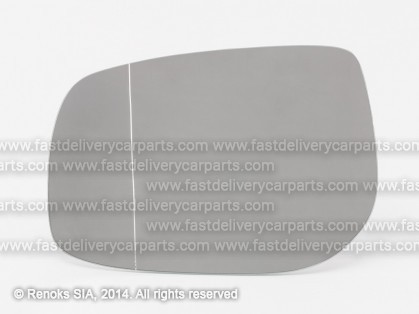 TT Avensis 06->08 mirror glass L aspherical push-in