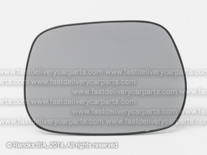 TT Rav4 00->03 mirror glass with holder L heated convex