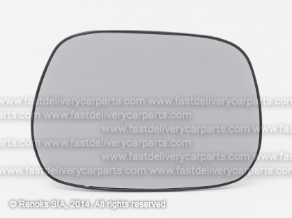 TT Rav4 00->03 mirror glass with holder R heated convex