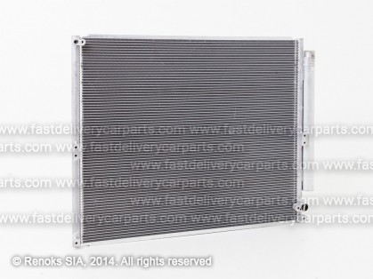 TT Land Cruiser FJ120 03->09 condenser 625X505X16 with integrated receiver dryer 2.7/3.0D/3.0D-4D KOYO