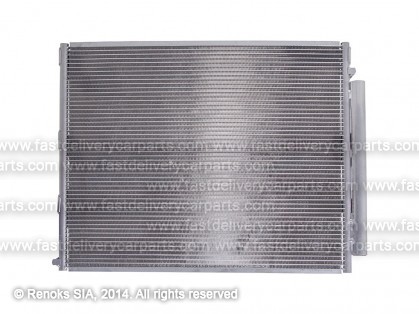 TT Land Cruiser FJ100 98->07 condenser 690X540X16 with receiver dryer 4.7/4.2D