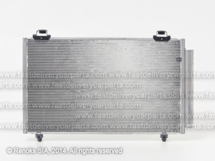 TT Corolla Verso 04->09 condenser 648X390X16 with integrated receiver dryer 1.6/1.8/2.0D-4D KOYO