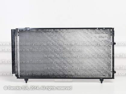 TT Avensis Verso 01->04 condenser 745X390X16 with integrated receiver dryer 2.0/2.0D-4D SRLine