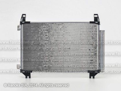 TT Yaris 11->14 condenser 525X337X16 with integrated receiver dryer 1.0/1.3 DENSO