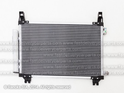 TT Yaris 11->14 condenser 530X335X16 with integrated receiver dryer 1.0/1.3 SRLine