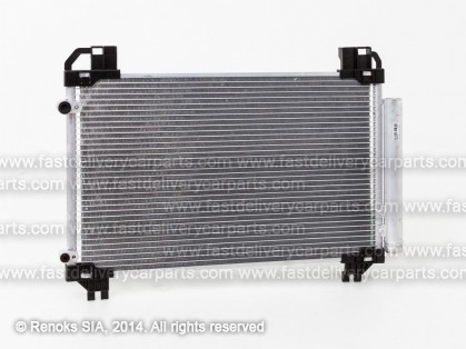 TT Yaris 11->14 condenser 550X328X12 with integrated receiver dryer 1.3/1.5 KOYO