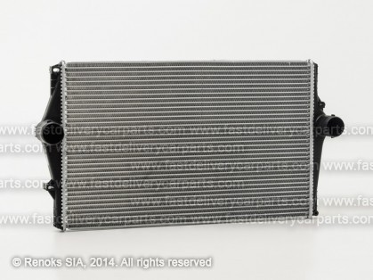 VV S80 98->06 radiators interkūlera 2.0T/2.4T/2.8T/2.9T/2.4D5/2.5TDi 688X421X30 bez devēja VALEO