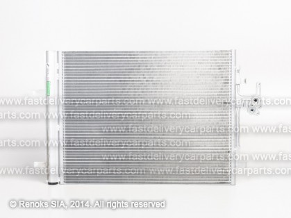 VV S80 06->13 condenser 625X470X16 with integrated receiver dryer 1.6/2.0/2.5/3.0/3.2