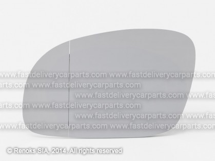 VW Beetle 98->05 mirror glass with holder L heated aspherical 02->05 TW