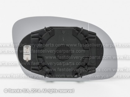 VW Beetle 98->05 mirror glass with holder L heated aspherical 02->05 TW