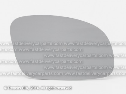 VW Beetle 98->05 mirror glass with holder R heated convex 02->05 TW