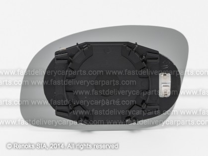 VW Beetle 98->05 mirror glass with holder R heated convex 02->05 TW