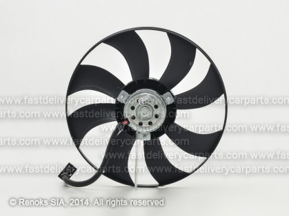 SK Fabia 00->07 cooling fan 390mm 3pin TEMIC type