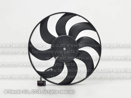 SK Fabia 00->07 cooling fan 390mm 300/90W 3pin SIEMENS type