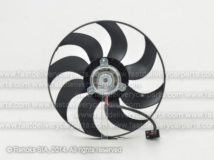 SK Fabia 00->07 cooling fan 390mm 300/90W 3pin SIEMENS type