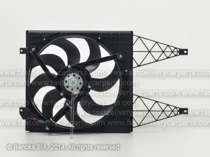 SK Fabia 00->07 cooling fun with shroud 390mm 300W 3pin