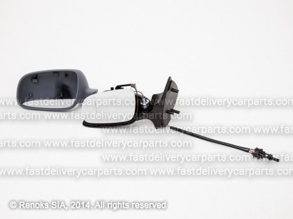 VW Polo 99->01 mirror L cable adjustment primed aspherical