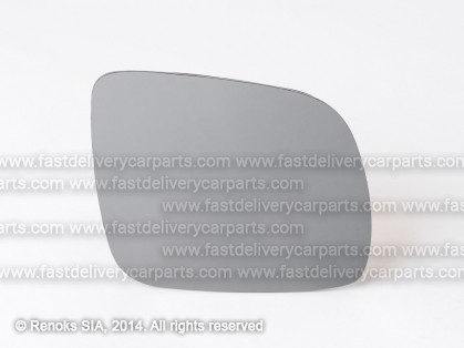 VW Polo 99->01 mirror glass with holder R heated convex small VIEW MAX