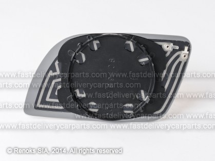 VW Polo 01->05 mirror glass with holder R heated convex TW