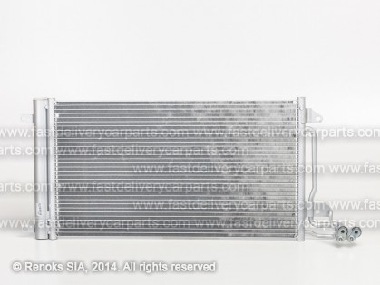 VW Polo 09->17 condenser 613(577)X335X16 RA940093 MAHLE/BEHR