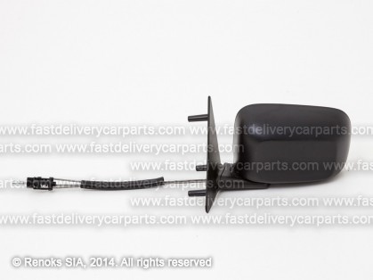 VW Golf 83->91 mirror L cable adjustment black flat 88->91