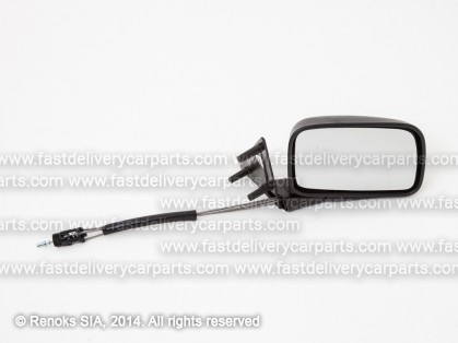 VW Golf 83->91 mirror R cable adjustment black convex 88->91