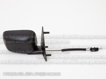 VW Golf 83->91 mirror R cable adjustment black convex 88->91