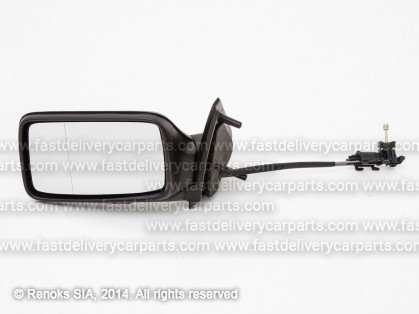 VW Golf 91->97 mirror L cable adjustment black aspherical