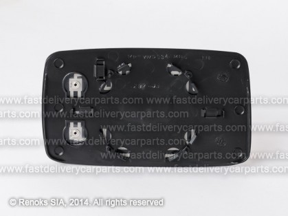 VW Golf 91->97 mirror glass with holder L heated aspherical TW