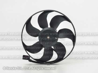 VW Golf 98->03 cooling fan 345mm 300/60W 3pin TEMIC type