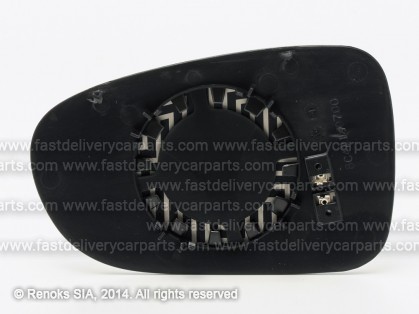 VW Sharan 00->10 mirror glass with holder R heated convex same VW Sharan 95->00