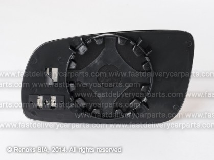 VW Sharan 95->00 mirror glass with holder R heated convex 98->00 VIEW MAX