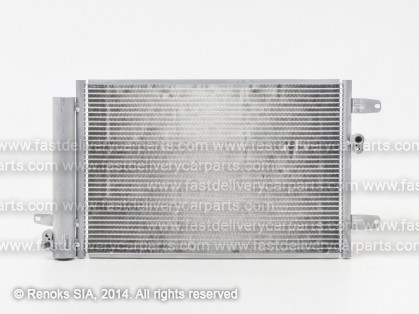 VW Sharan 00->10 condenser 560X360X16 with integrated receiver dryer 1.8/2.0/2.8/1.9D/2.0D SRLine