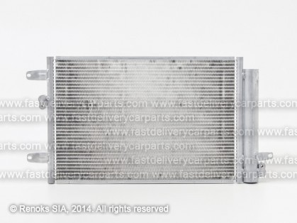 VW Sharan 00->10 condenser 560X360X16 with integrated receiver dryer 1.8/2.0/2.8/1.9D/2.0D SRLine