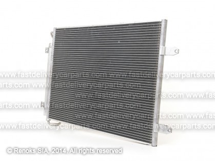 VW Passat 05->10 condenser 620X442X16 with integrated receiver dryer 1.6D/1.9D/2.0D KOYO