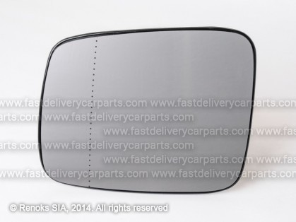 VW Transporter 90->03 mirror glass with holder L aspherical TW