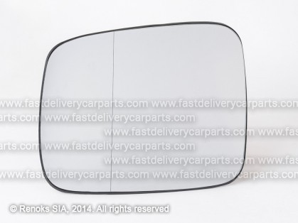 VW Transporter 90->03 mirror glass with holder L heated aspherical VIEW MAX