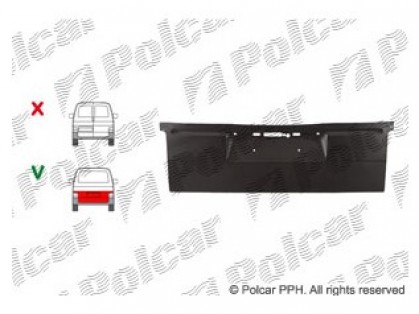 VW Transporter 90->03 aizmugures vāka remontdaļa 425MM