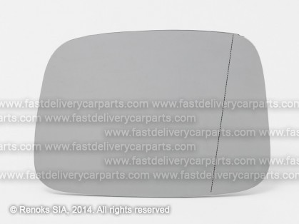 VW Caddy 04->10 mirror glass with holder R heated aspherical same VW Transporter 03->09