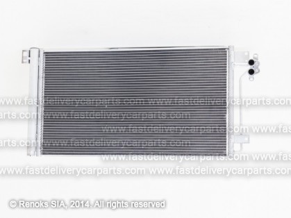 VW Transporter 03->09 condenser 720X390X16 with integrated receiver dryer 2.0/3.2/1.9D/2.0D/2.5D KOYO