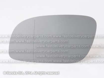 VW Touran 03->06 mirror glass with holder L heated aspherical VIEW MAX