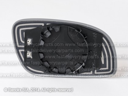 VW Touran 03->06 mirror glass with holder L heated aspherical VIEW MAX