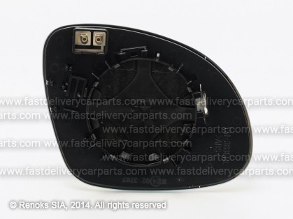 VW Tiguan 11->16 mirror glass with holder L heated aspherical same VW Sharan 10->