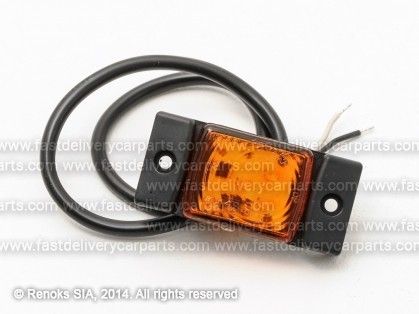 Габарит универсальный с кронштэйном 73x33x17MM жёлтый LED