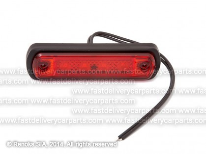 Parking light universal red 110X30X15MM LED