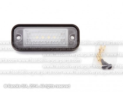 Licence plate light universal 82X32X13 12/24V LED