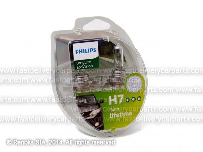 Spuldze H7 55W 12V PHILIPS Longlife Ecovison 2gab