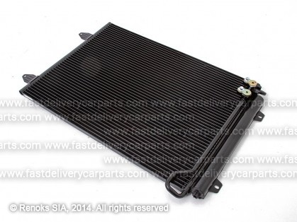 VW Passat 05->10 condenser 620X442X16 with integrated receiver dryer 1.6D/1.9D/2.0D MAHLE