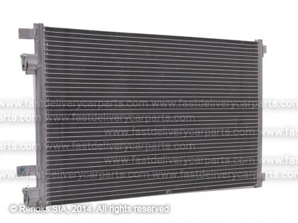 RN Megane 02->05 condenser 642X398X12 without dryer 1.4/1.6/2.0/1.5D/1.9D MARELLI